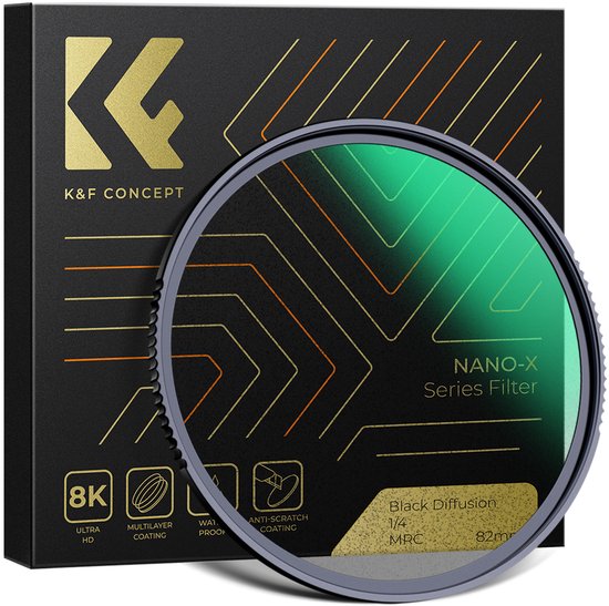 K&F Concept 1/4 Black Mist Filter Nano X - 77mm