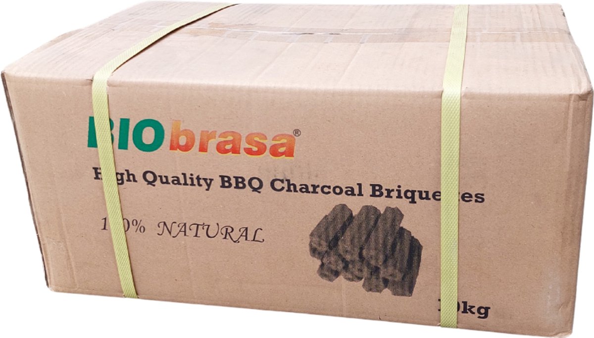 Biobrasa Houtskool Briketten 10kg