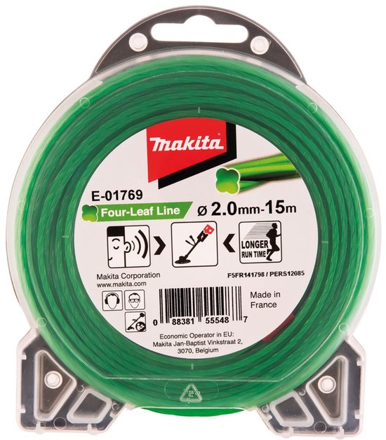 Makita E-01769 Maaidraad 2x15mtr groen van Makita — afbeelding 3