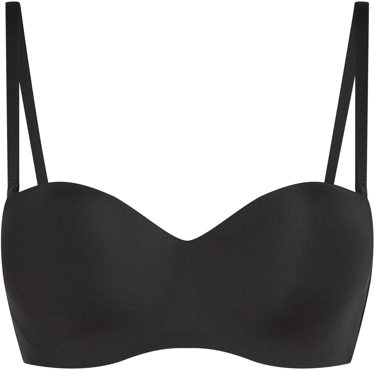 Hunkemöller Dames Lingerie Voorgevormde strapless beugel-bh Smooth - Zwart