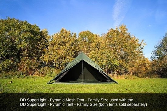 DD SuperLight Pyramid Mesh Tent Family Size — afbeelding 5