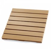 Terrastegel composiet 50 x 50 cm teak FSC (24 mm) massief