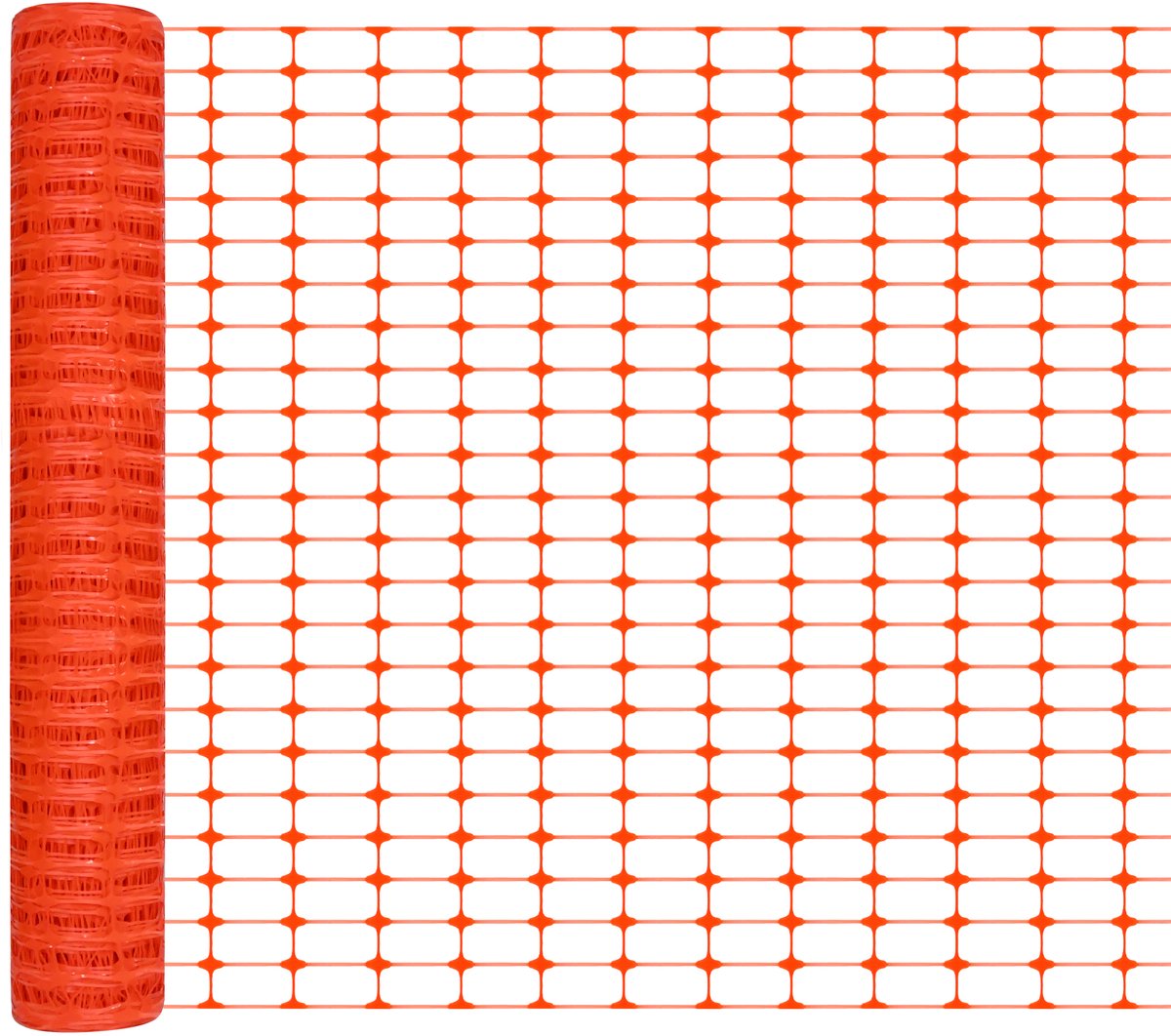 1x 30m bouwhek waarschuwingsnet bouwnet beschermnet tuinnet weidehek afrasteringsnet