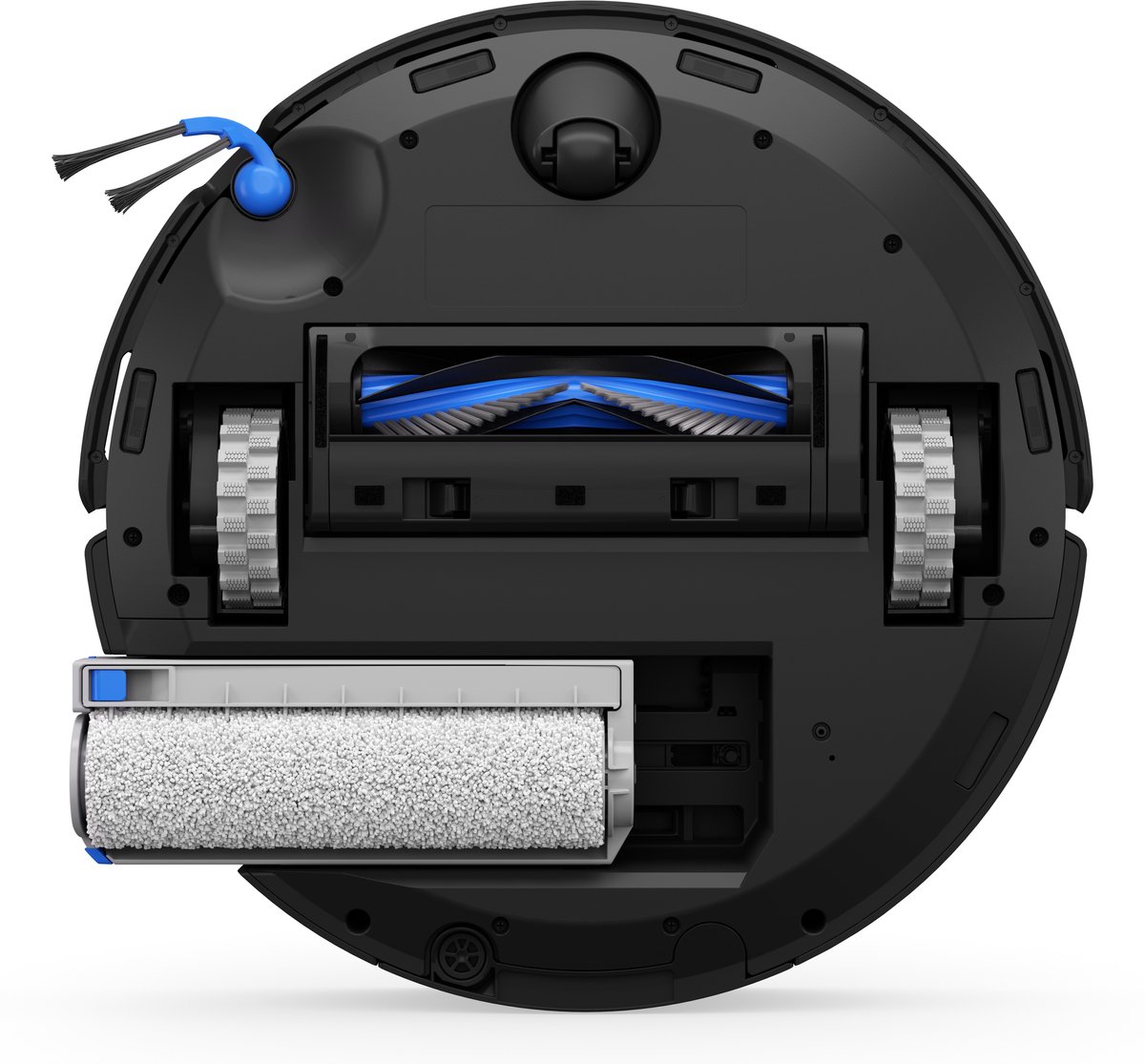 Afbeelding 3 van ECOVACS - DEEBOT T80 Omni - Stofzuig en dweilrobot (zwart) - 18.000 Pa zuigkracht- Zelfreinigende Robotstofzuiger met Warmwater – Dweilsysteem - Automatisch Leegstation - Geschikt voor dierenharen