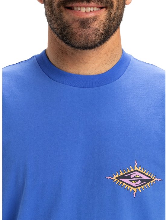 T-shirt Quiksilver Ev Beach Blast pour homme Eqyzt08046-bqv0 - Blauw - Taille L