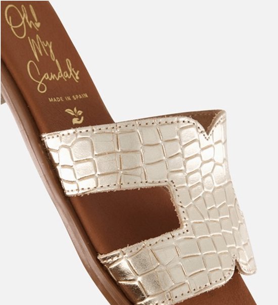 Oh! My Sandals Chaussons Femme Goud GOLD 38