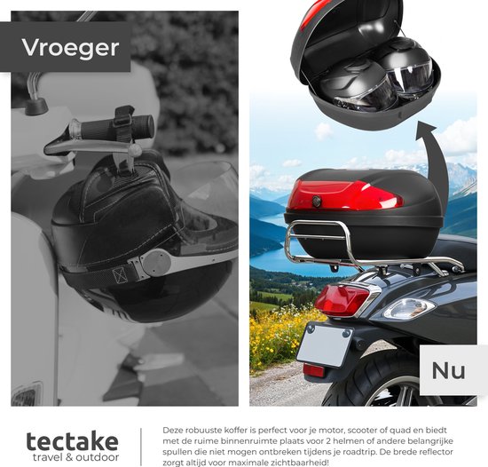 Topkoffer | Veilige opbergruimte voor motor & scooter Topkoffer | Veilige opbergruimte voor motor & scooter