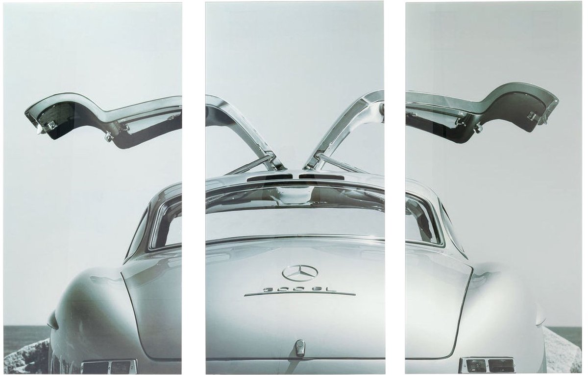 Kare Wandfoto Oldtimer Back 240x160cm (Set van 3)