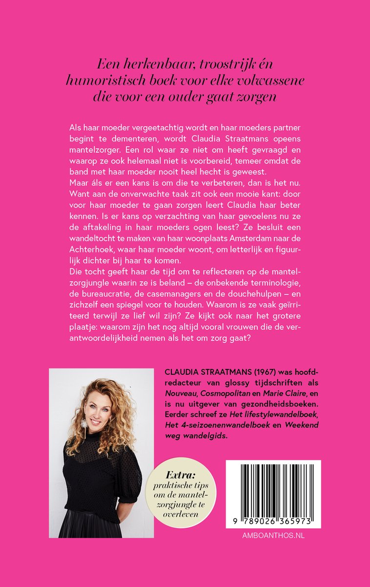 Opeens mantelzorger - back cover