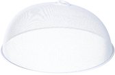 Bonnet anti-mouches Bellatio Design - Blanc - 35 x 16 cm - Protection alimentaire - Anti-insectes - Acier inoxydable - Protection alimentaire