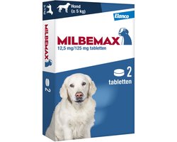 Milbemax Ontworming Tabletten Hond 5 - 75 kg - 2 tabletten
