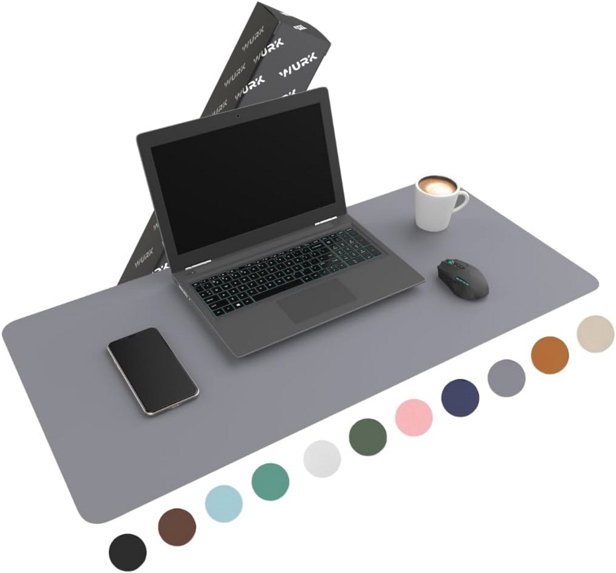 Multifunctionele Bureau Onderlegger XXL - Muismat en Desk Mat [90 cm x 43 cm] - Antislip, Waterdicht en Eenvoudig te Reinigen