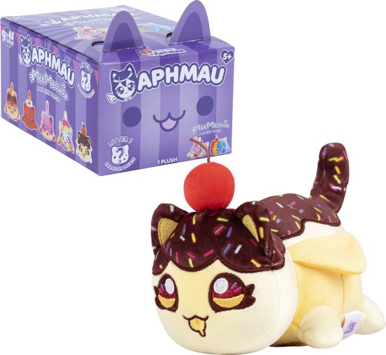 Aphmau- 15 cm Mystery Meemeow Knuffel - Series 7 Carnival Treats