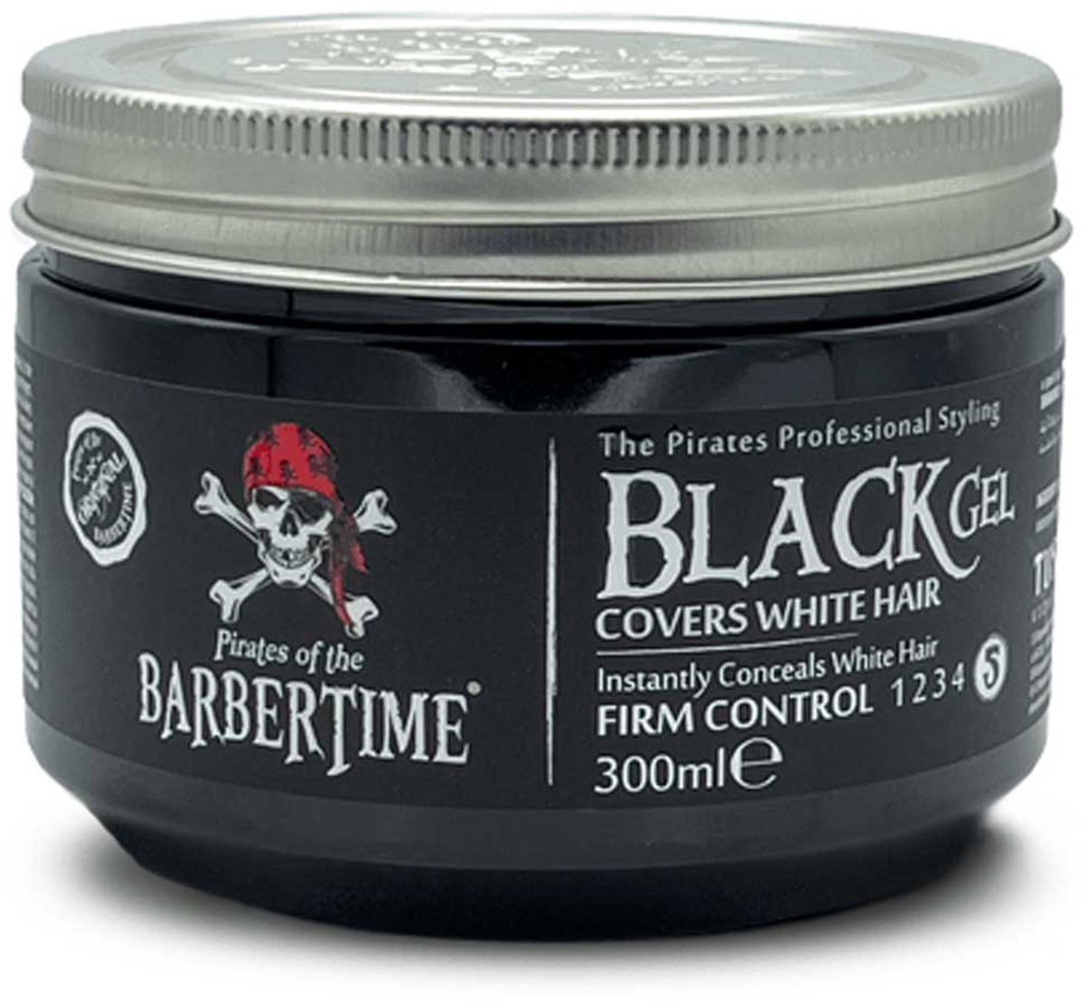 Barbertime Black Gel 300ml