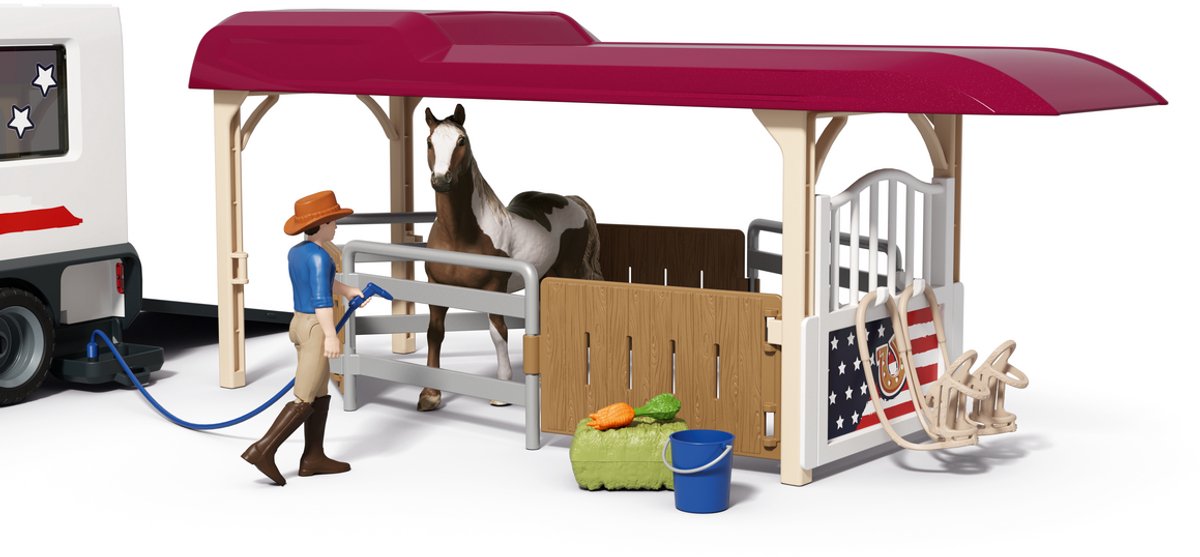schleich HORSE CLUB Lakeside-truck met aanhangwagen 42705 — afbeelding 6