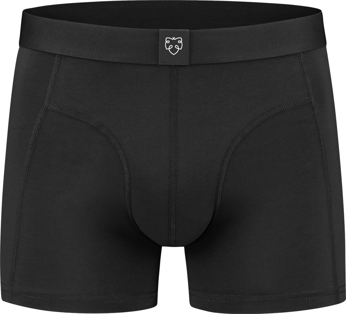 A-dam - Jelle - Boxershort - Biologisch Katoen - Onderbroek - Ondergoed - Heren - Volwassenen - Zwart
