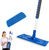 Silva Sol Raclette Set & Plat Mop Set Microfibre - 360° (Mop set avec mur)