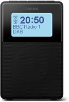 PHILIPS TAR5100/10 Klokradio - Wekkerradio - Dubbel alarm - Sleeptimer - Bluetooth - DAB+/FM radio - Groot LCD scherm - IPX4 spatwaterbestendig