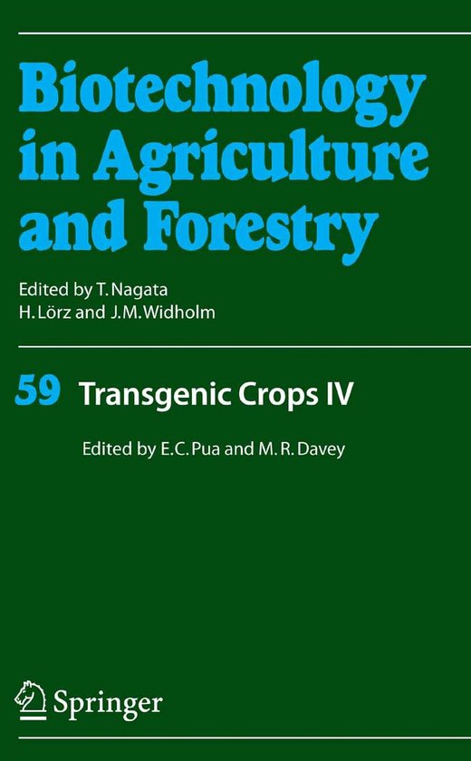 Transgenic Crops IV - cover