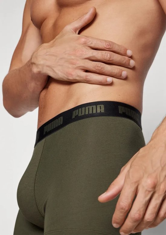 Lot de 3 boxers Puma pour homme - Sous-vêtements en coton pour homme - Sous-vêtements L - Zwart