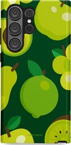 Casetastic Hoesje Geschikt voor Samsung S23 Ultra - Stijlvolle Beschermende Duo-layer Case - Pret Peer