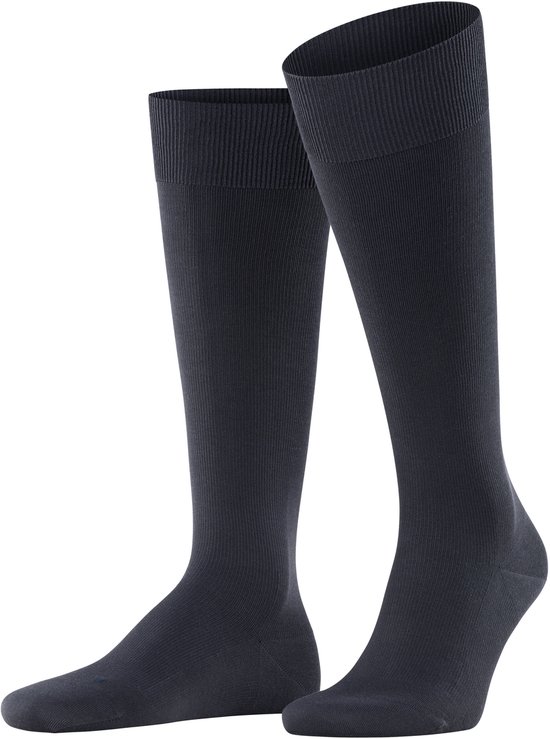 Chaussettes hautes FALKE Ultra Energizing en coton à forte compression pour homme, bleu - taille 39-40 W4