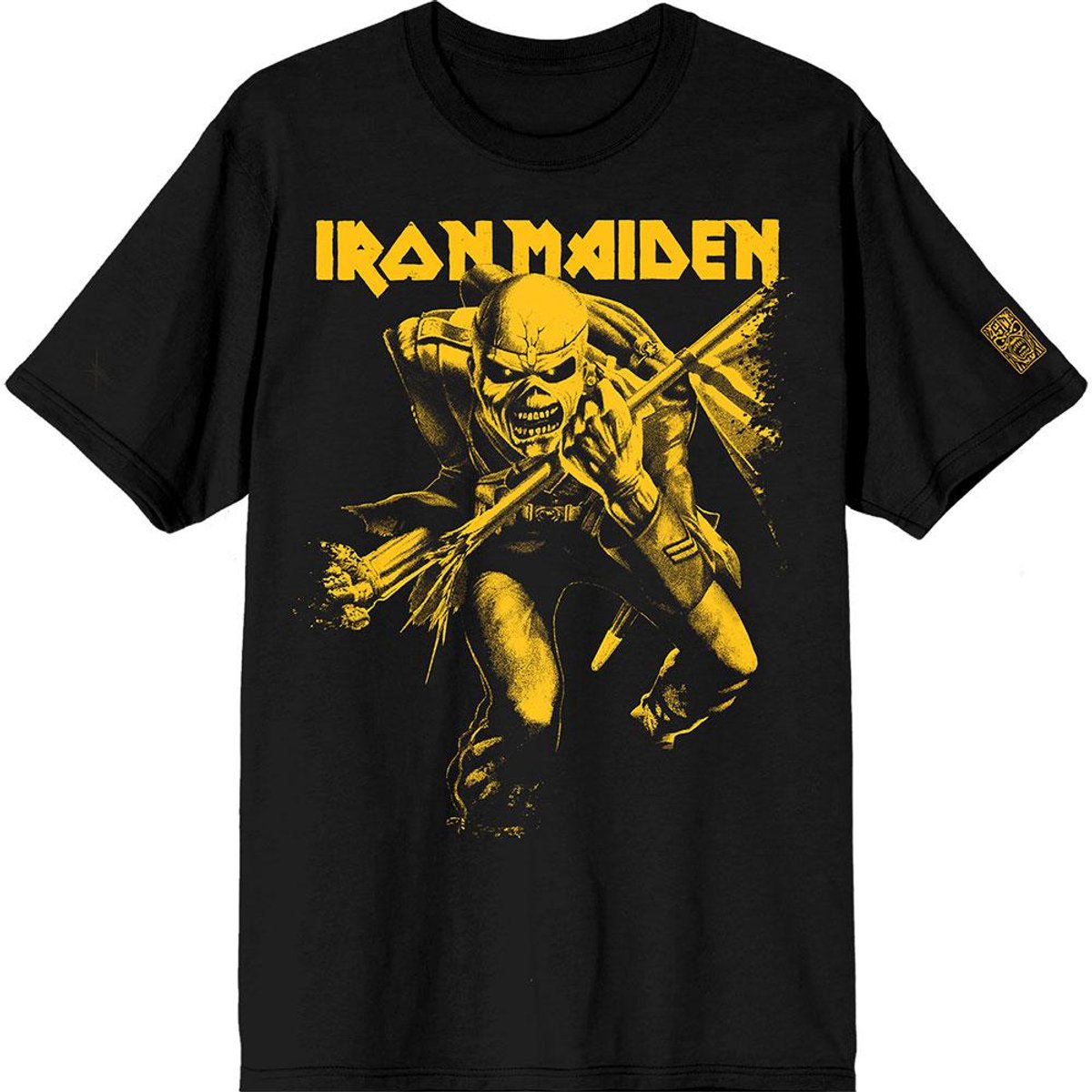 Iron Maiden - 50 Trooper Crop Heren T-shirt - 2XL - Zwart