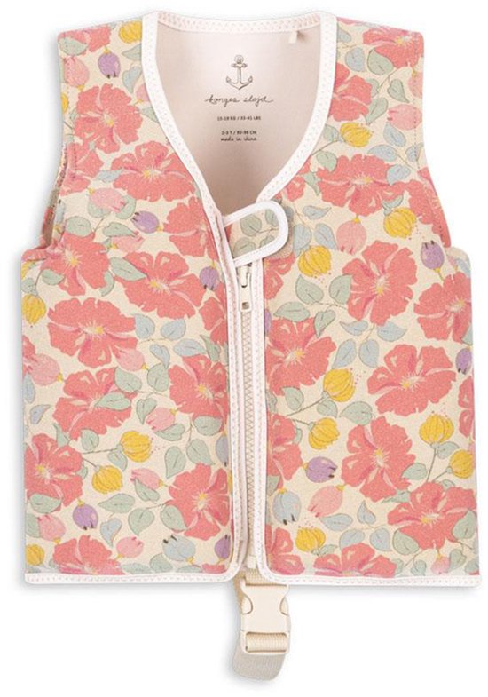 Konges Sløjd Avery Swim Vest/Zwemvest/Drijfvest - Fleur Anglaise - 3-6 jaar