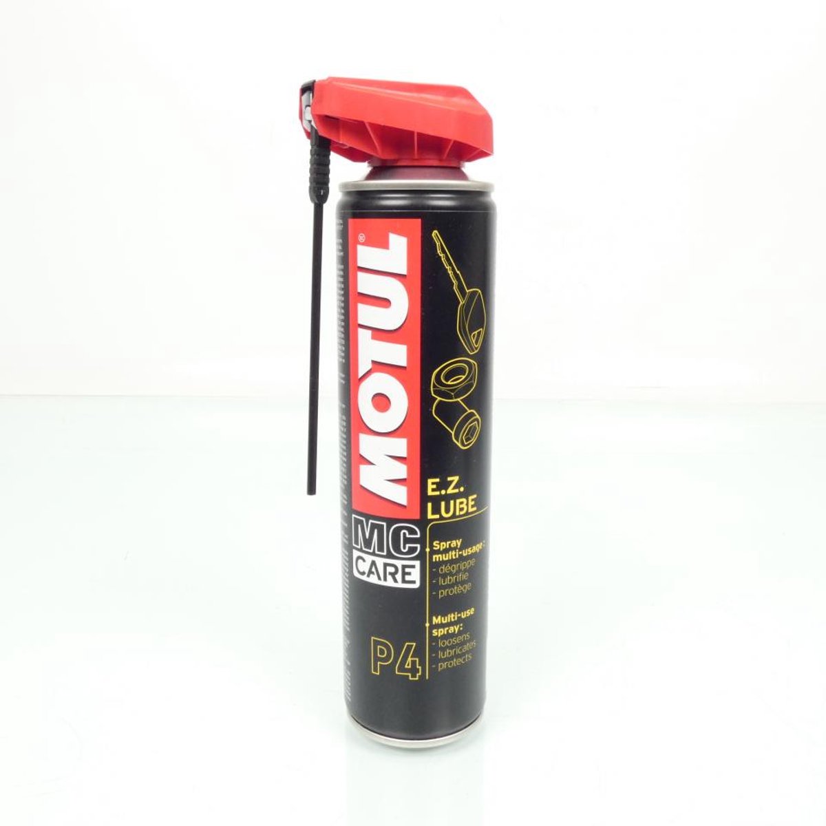Multifunctionele smeerspray Motul MC Care P4 E.Z. Lube 400mL voor motor Nieuw — cadeau in Cadeau-ideeën - foto 2