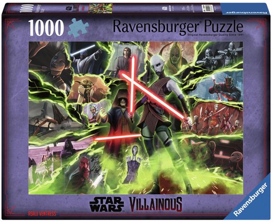 Ravensburger puzzle Star Wars Villainous : Asajj Ventress - Puzzle - 1000 pièces