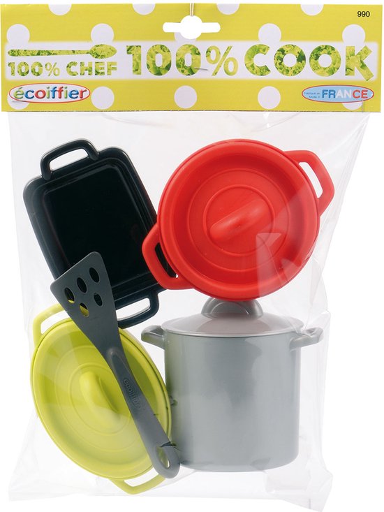 Ecoiffier pannenset speelgoed 100% Chef