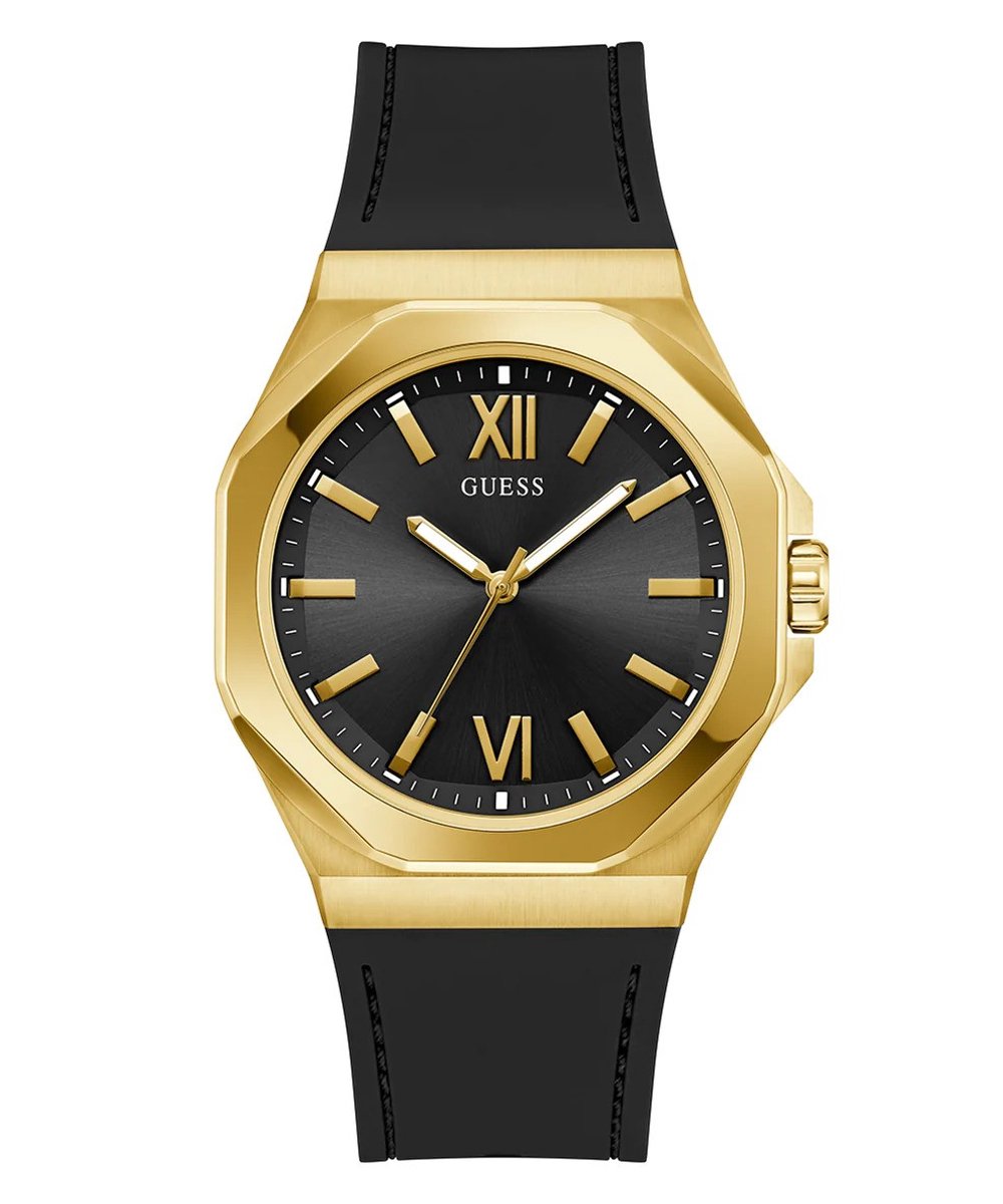 Guess Emperor GW0850G2 Horloge - Siliconen - Zwart - Ø 42 mm