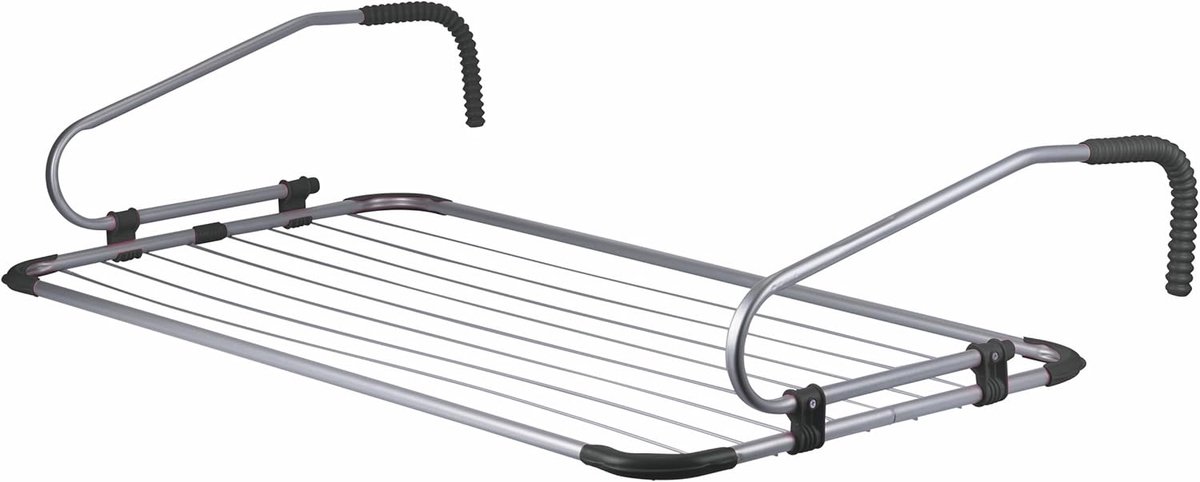 Droogrek voor balkon en binnen - ruimtebesparend - 1 stuk - antraciet - 106 x 55 cm