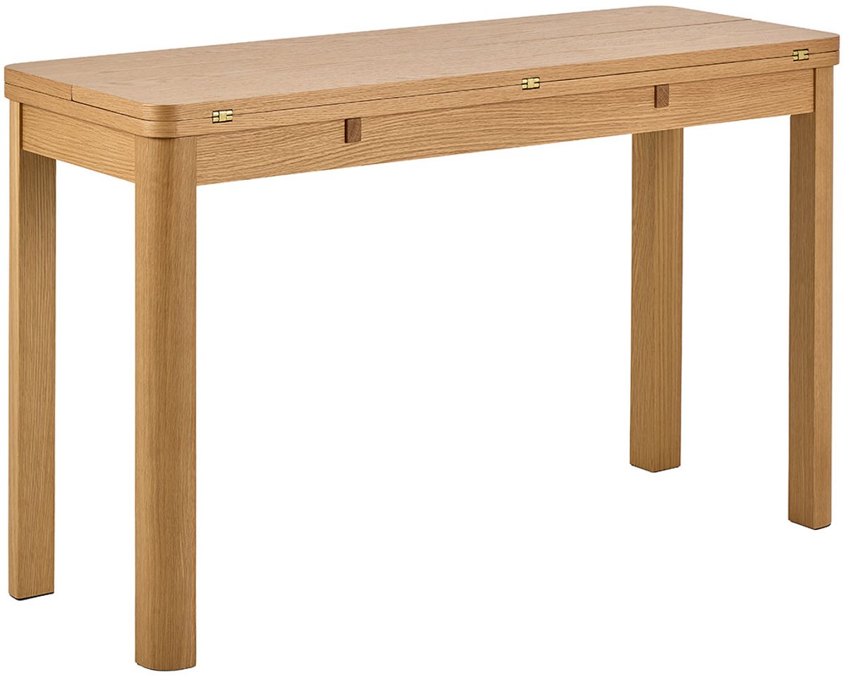 Eettafel Wilven Eikenfineer Mat 120cm - Giga Living