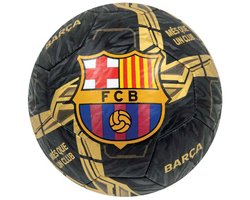 FC Barcelona Bal Lightning Black/Gold Size 5.