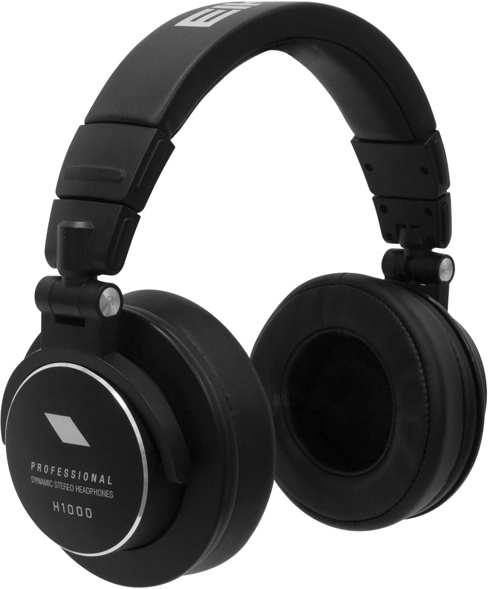 Eikon H1000 hoofdtelefoon 50mm Drivers met 2 Kabels van 3m