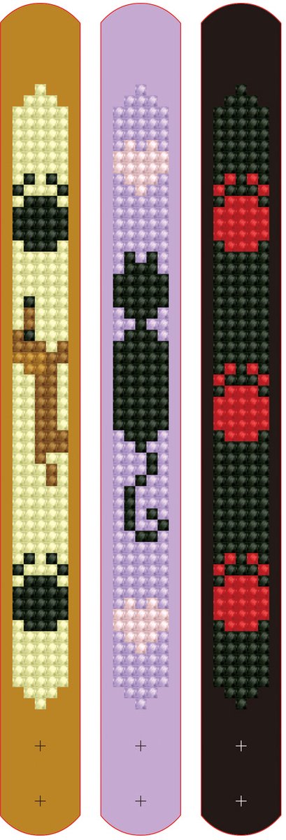 DIAMOND DOTZ Dotzies Pets Armbandjes - Diamond Painting - 804 Dotz - 21x2 cm — afbeelding 5