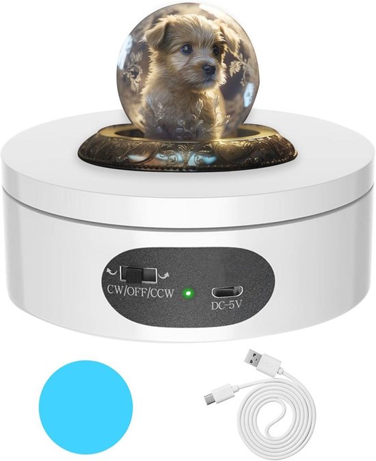 Elektrische Kerstboomstandaard - 360 Graden Draaiend, Energiezuinig En Geruisloos Voor Binnen