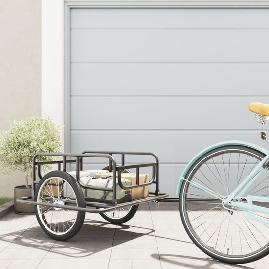 KLARFIT Corgi 2-in-1 fietsaanhanger & hondenbuggy - fietsaanhanger honden met maximale belastbaarheid van 30 kg, gepoedercoat stalen frame, incl. waarschuwingswimpel, 600D Oxford canvas, blauw
