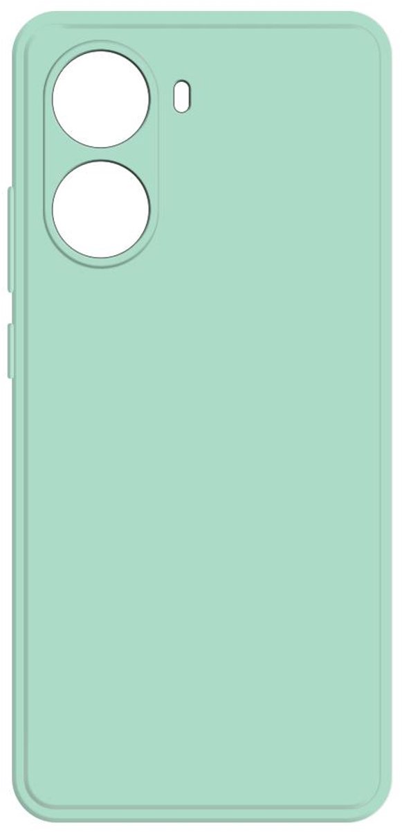 Hoesje voor Xiaomi Poco X7 Pro - Phonesta Color Silicone Back Cover - Mintgroen