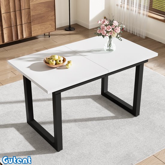 Jersey tuintafel - 140 x 85 cm. - verstelbare tuintafel