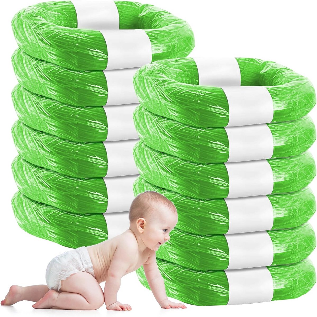 Goedkoopste Duurzame navulverpakking voor luieremmers - 12 stuks voor 2500 luiers