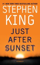 De cover van het boek 'JUST AFTER SUNSET' van Stephen King, met een zonsondergang.