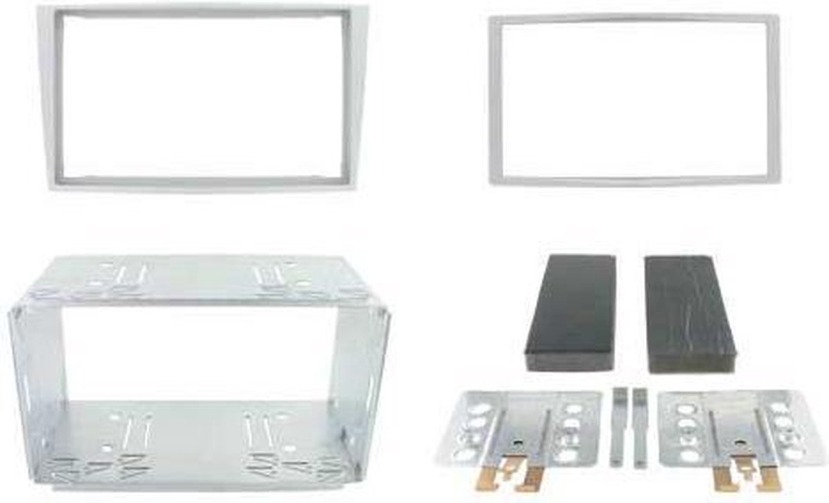 2-DIN FRAME OPEL ASTRA 04>SILVER