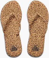 Reef Bliss Summer Cheetah Dames Slippers - Bruin - Maat 38.5