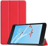 Lenovo Tab E7 hoes - Tri-Fold Book Case - Rood