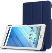 Acer Iconia One 7 B1-770 Tri-Fold Book Case Donker Blauw