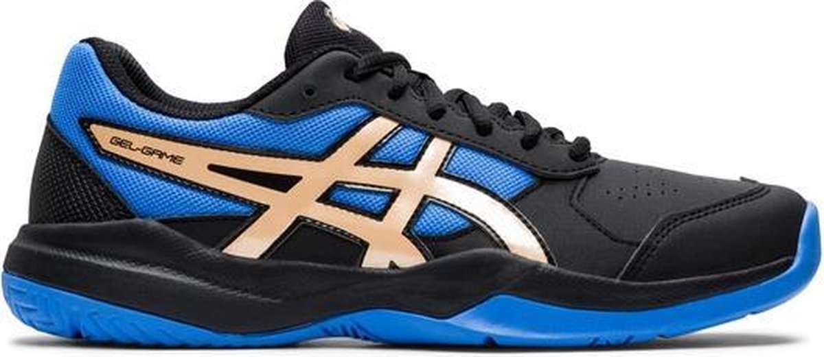 ASICS Gel-Game 7 GS tennisschoen jongens zwart blauw