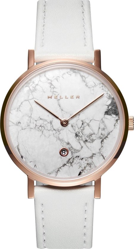 Meller astar dag marble W1R-1WHITE Vrouwen Quartz horloge