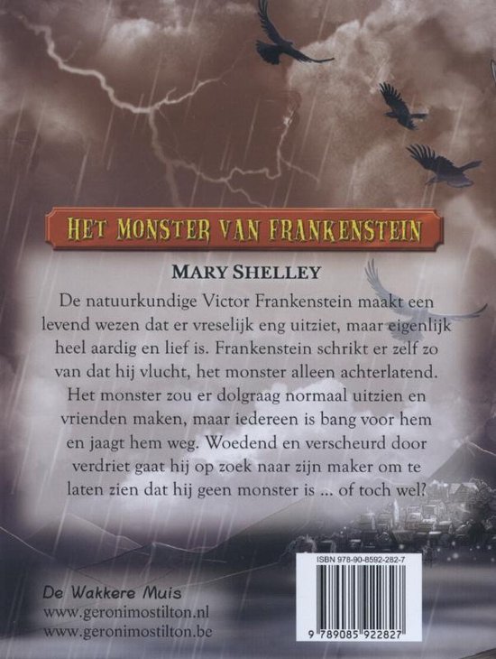 Het monster van Frankenstein, Geronimo Stilton 9789085922827 Boeken